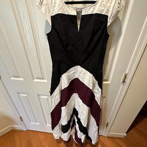 Eshakti Size 12 Colorblock Maxi Dress